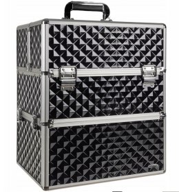 Kuferek na kosmetyki walizka organizer kosmetyczny XXL 3D