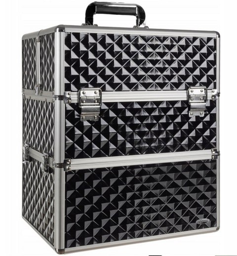 Kuferek na kosmetyki walizka organizer kosmetyczny XXL 3D