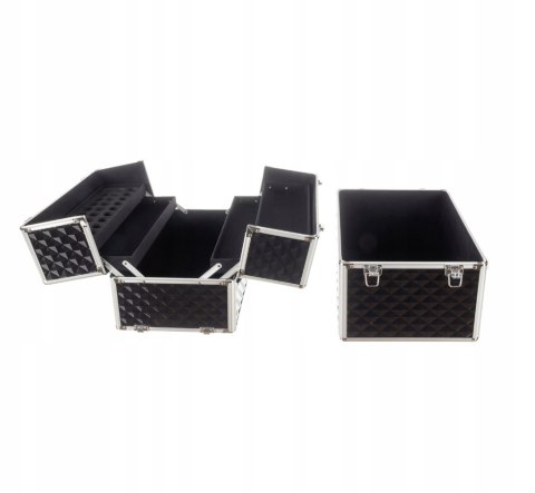 Kuferek na kosmetyki walizka organizer kosmetyczny XXL 3D