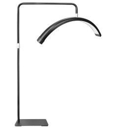 Lampa do przedłużania rzęs LED 36W regulowana kosmetyczna bezcieniowa łuk czarna