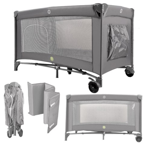 Łóżeczko dziecięce turystyczne składane kojec materac dla dzieci 2w1