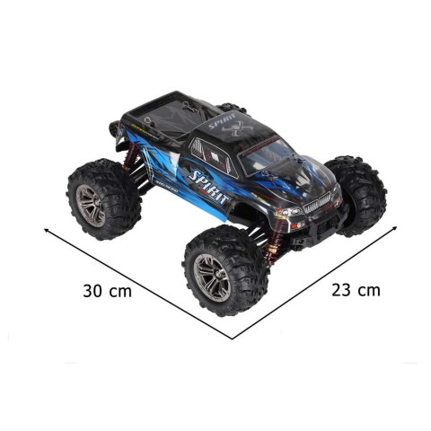 Samochód zdalnie sterowany Q901 1:16 2,4G 4CH 52km/h niebieski