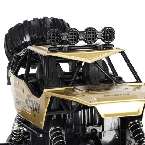 Samochód zdalnie sterowany na pilota RC Rock Crawler 1:12 4WD METAL złoty