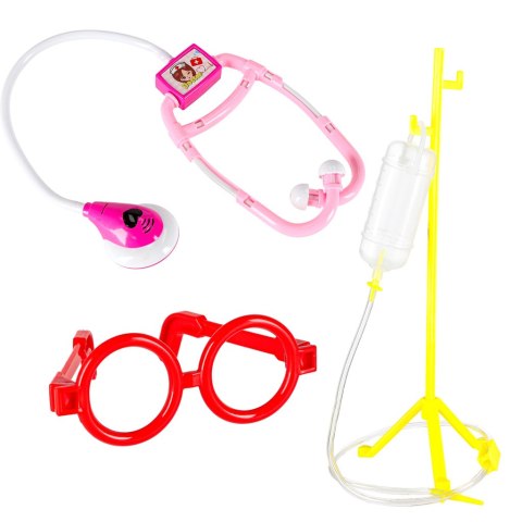 Zestaw lekarza w kuferku mały doktor dźwięk 35 elementów