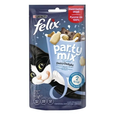 FELIX PARTY MIX O SMAKU MLEKA JOGURTU I SERA 60G