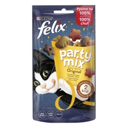 Felix Party Mix Original Mix kurczak, wątróbka i indyk przysmak kota 60g