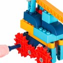 Klocki konstrukcyjne do budowania ruchome z silnikiem 116 elementów