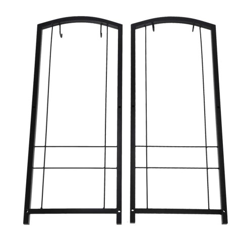 Stojak na drewno kominkowe regał metalowy akcesoria do kominka