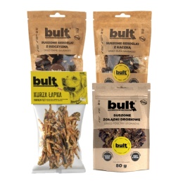 ZESTAW PRZYSMAKÓW BULT serdelki, żołądki drobiowe, kurze łapki