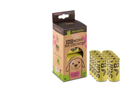 Zolux Starchbag Kompostowalne Bioworki Na Odchody Zielony 15szt