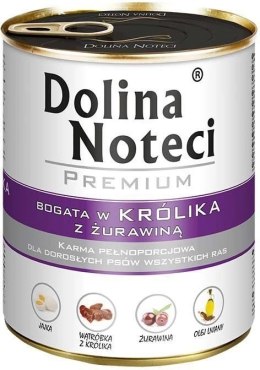 Dolina Noteci Premium Królik Z Żurawiną 800g