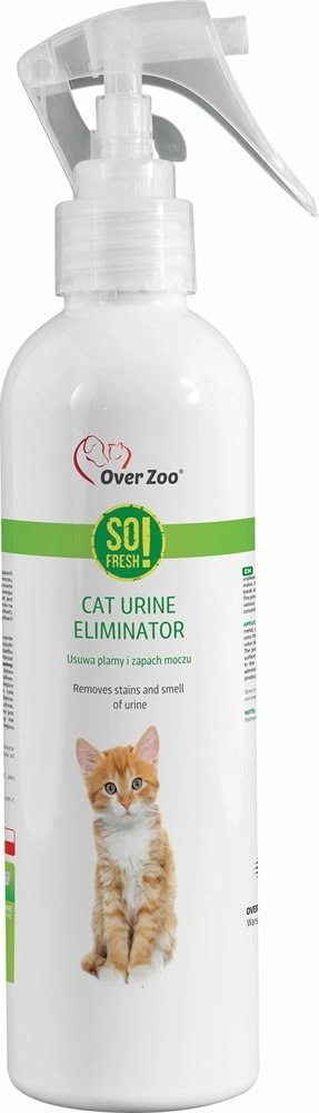 OVER ZOO So Fresh! Cat Urine Eliminator Usuwa Plamy I Zapach Moczu 250ml