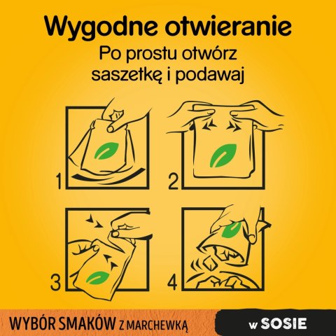 Pedigree Mokra Karma Dla Dorosłych Psów W Sosie (Z Wołowiną I Jagnięciną, Z Indykiem I Marchewką) 4x100g