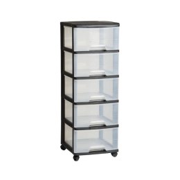 Curver Regał Do Przechowywania Czarny 100l