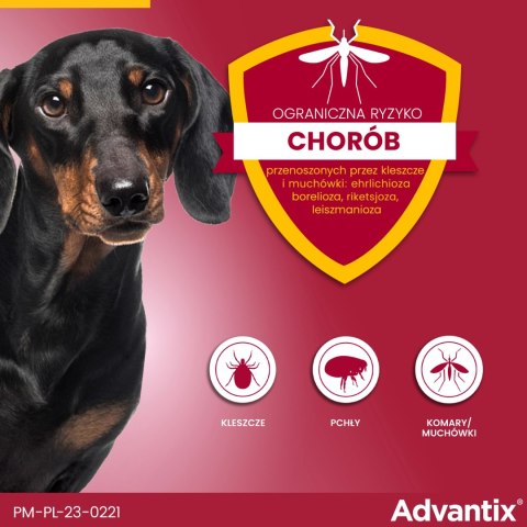 Bayer Advantix Krople Na Kleszcze I Pchły 1ml