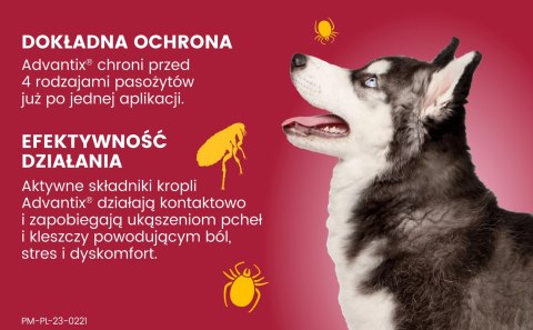 Bayer Advantix Krople Na Kleszcze I Pchły 2,5ml