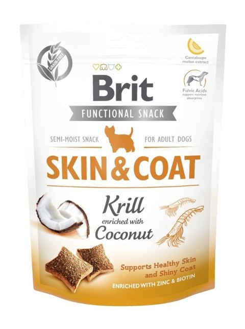 Brit Care Dog Functional Snack Skin&Coat Krill 150g