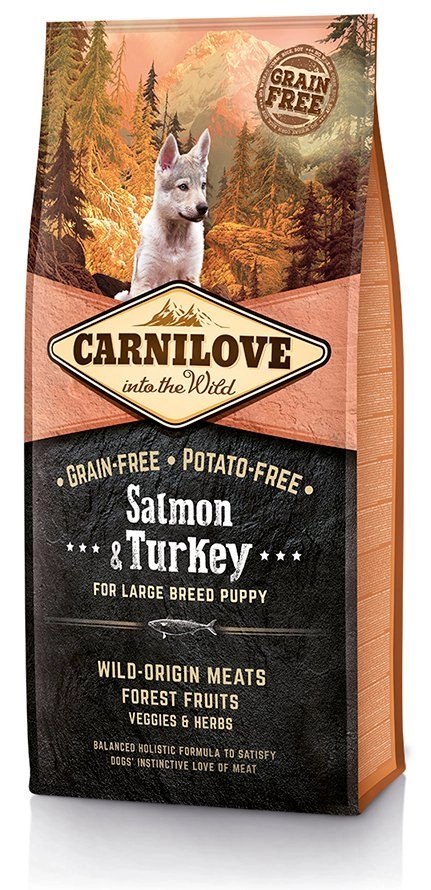 Carnilove Salmon & Turkey For Large Breed Puppy 1,5kg