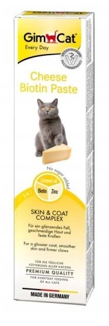 GimCat Pasta z biotyną i serem 100g