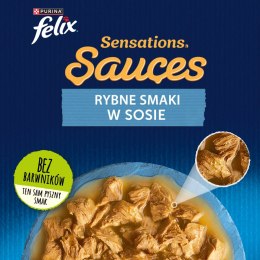 Felix Sensations Sauces Karma Dla Kota Smaki Rybne W Sosie 4x85g