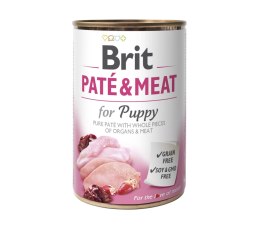 Brit Pate & Meat Puppy Kurczak Z Indykiem 400g