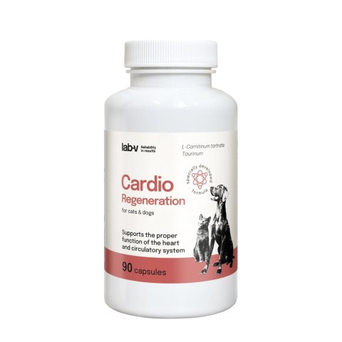 Lab-v Cardio Regeneration 90 kapsułek - wsparcie serca dla psów i kotów