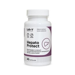 Lab-v Hepato Protect Wspomaganie Funkcji Wątroby Dla Psów I Kotów 45 Kapsułek