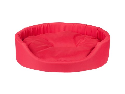 AMIPLAY Legowisko Owalne Basic Czerwone L