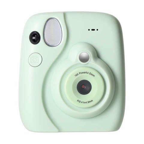 Aparat fotograficzny cyfrowy natychmiastowy 16x wkłady mazaki zielony