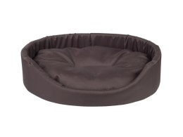 AMIPLAY Legowisko Owalne Basic Brązowe S