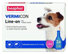 BEAPHAR Vermicon Line-On Dog S Krople Przeciwko Ektopasożytom Dla Psów