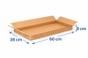Karton klapowy pudło 600x380x80mm Orlen Paczka gab. S 480g/m2 3W 10 szt.
