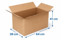 Karton klapowy pudło 640x380x410mm Paczkomat InPost C 480g/m2 3W 1 szt.