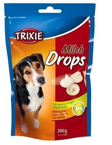 Trixie Dropsy Mleczne 200g