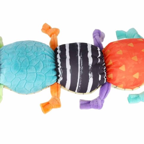 Zabawka interaktywna sensoryczna dla niemowląt gąsienica pluszowa muzyczna