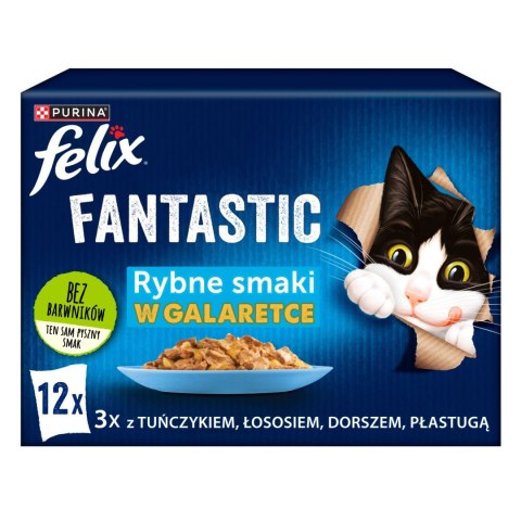 Felix Fantastic Rybne Smaki W Galaretce 12x85g