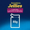 Felix Sensations Jellies Kaczka Z Szpinakiem W Galaretce 85g