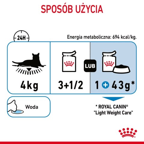 ROYAL CANIN Light Weight Care W Sosie 12x85g