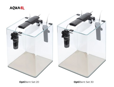 AQUAEL Zestaw Opti Bent Set Day & Night 20 Czarny