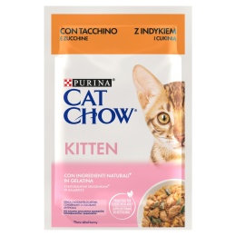 CAT CHOW Kitten Indyk i Cukinia 85g dla kociąt