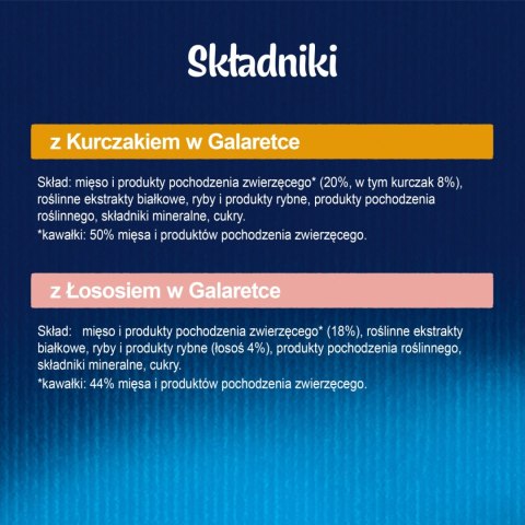 Felix Fantastic Junior W Galaretce Z Kurczakiem I Łososiem 4x85g