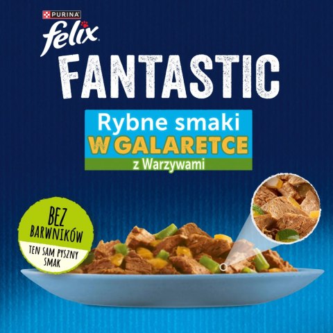 Felix Fantastic Wiejskie Smaki W Galaretce Z Łososiem I Pstrągiem 4x85g