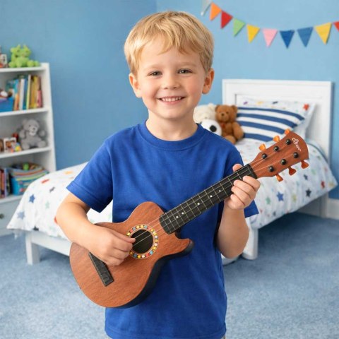Gitara klasyczna dla dzieci drewniana 6 strun 18 cali 46,5cm