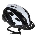 Kask rowerowy na rower RALLEX damski męski regulowany czarno-biały M 54-58cm