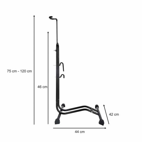 Stojak na rower Rallex uchwyt rowerowy serwisowy na koło 16-27" składany wysoki