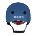 Kask rowerowy dla dziecka Trike Fix dziecięcy regulowany LED M 55-58cm granatowy