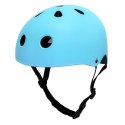 Kask rowerowy dla dziecka Trike Fix dziecięcy regulowany LED M 55-58cm niebieski