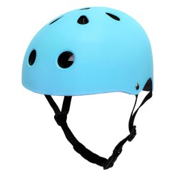 Kask rowerowy dla dziecka Trike Fix dziecięcy regulowany LED M 55-58cm niebieski