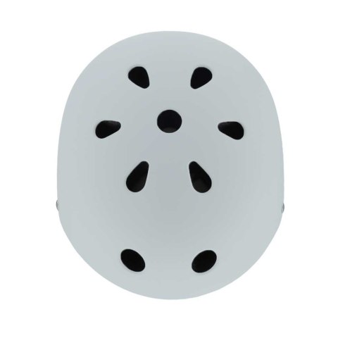 Kask rowerowy dla dziecka Trike Fix dziecięcy regulowany LED M 55-58cm szary ciemny