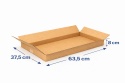Karton klapowy pudło 635x375x80mm Paczkomat InPost gab.A 480g/m2 3W 1szt.